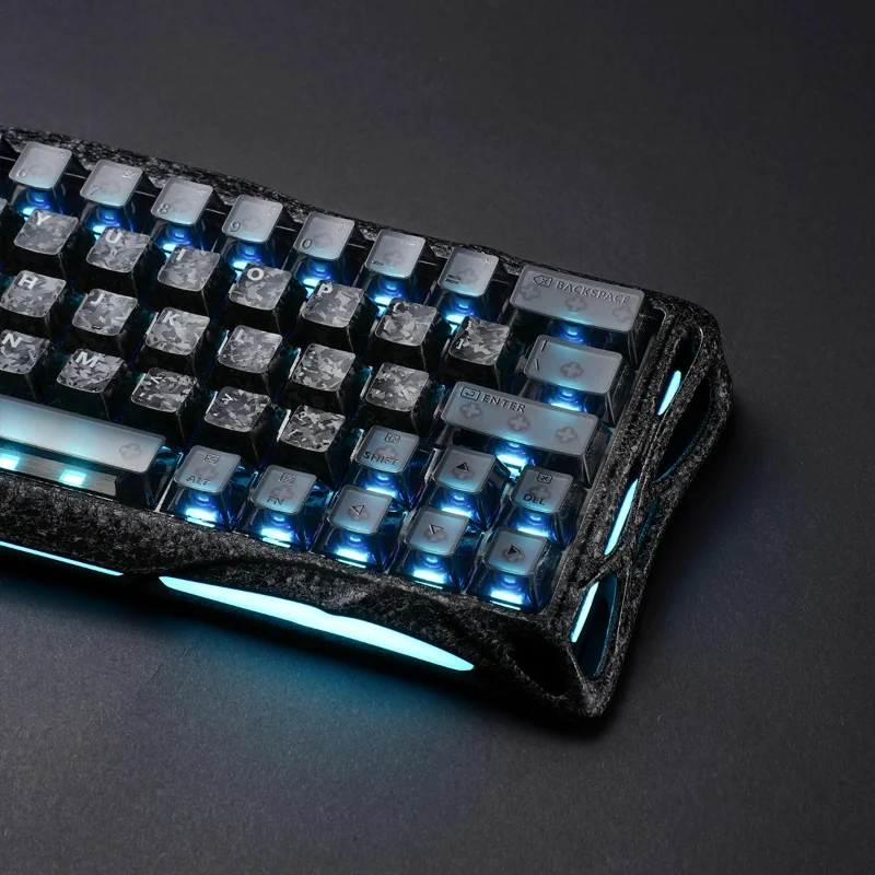 GravaStar Mercury V60 Pro 60% Hall Effect Magnetic Switch Gaming Keyboard Special Edition - Cyber Frost Black