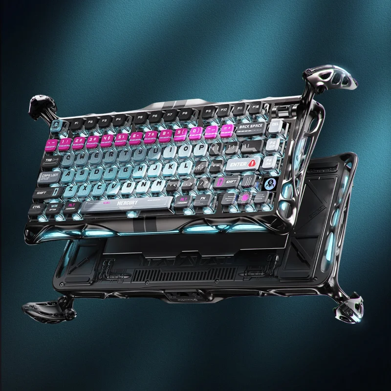 GravaStar Mercury V75 Pro 75% Hall Effect Magnetic Switch Gaming Keyboard - Cyberpunk