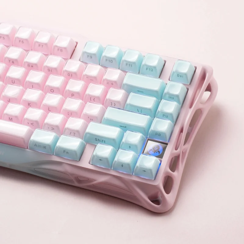 GravaStar Mercury K1 LITE 75% Wireless Mechanical Gaming Keyboard - Lumen Rose
