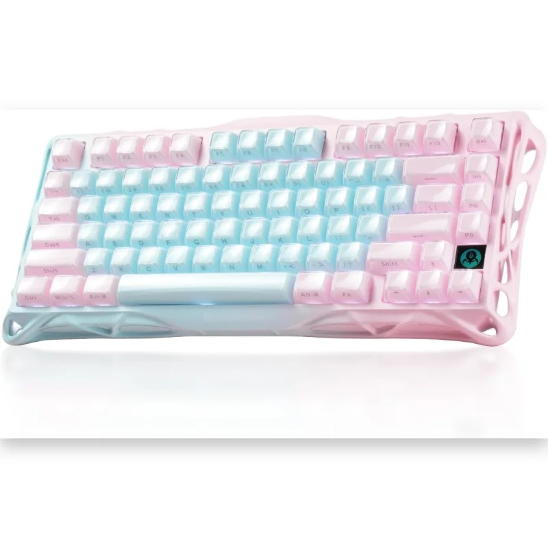 GravaStar Mercury K1 LITE 75% Wireless Mechanical Gaming Keyboard - Aurora Mist