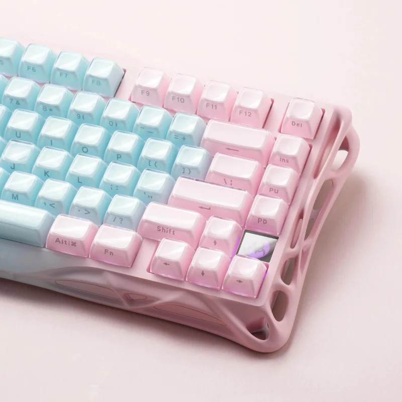 GravaStar Mercury K1 LITE 75% Wireless Mechanical Gaming Keyboard - Aurora Mist