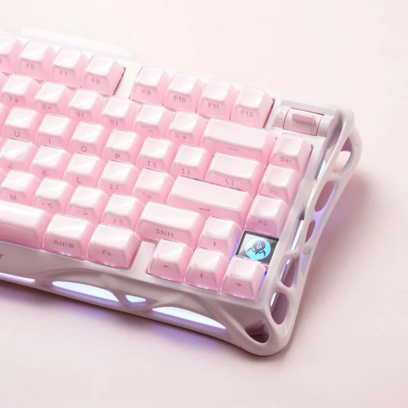 GravaStar Mercury K1 75% Wireless Mechanical Gaming Keyboard Special Edition - Sakura Pink