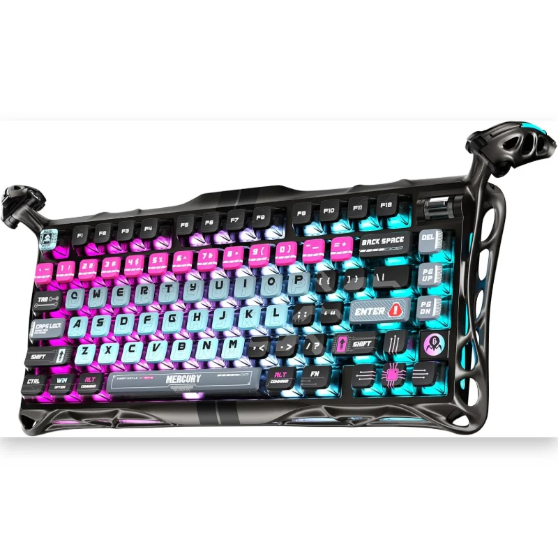 GravaStar Mercury K1 Pro 75% Wireless Mechanical Gaming Keyboard Special Edition - Cyberpunk