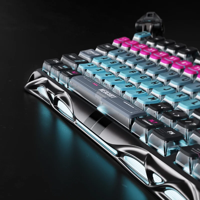 GravaStar Mercury K1 Pro 75% Wireless Mechanical Gaming Keyboard Special Edition - Cyberpunk