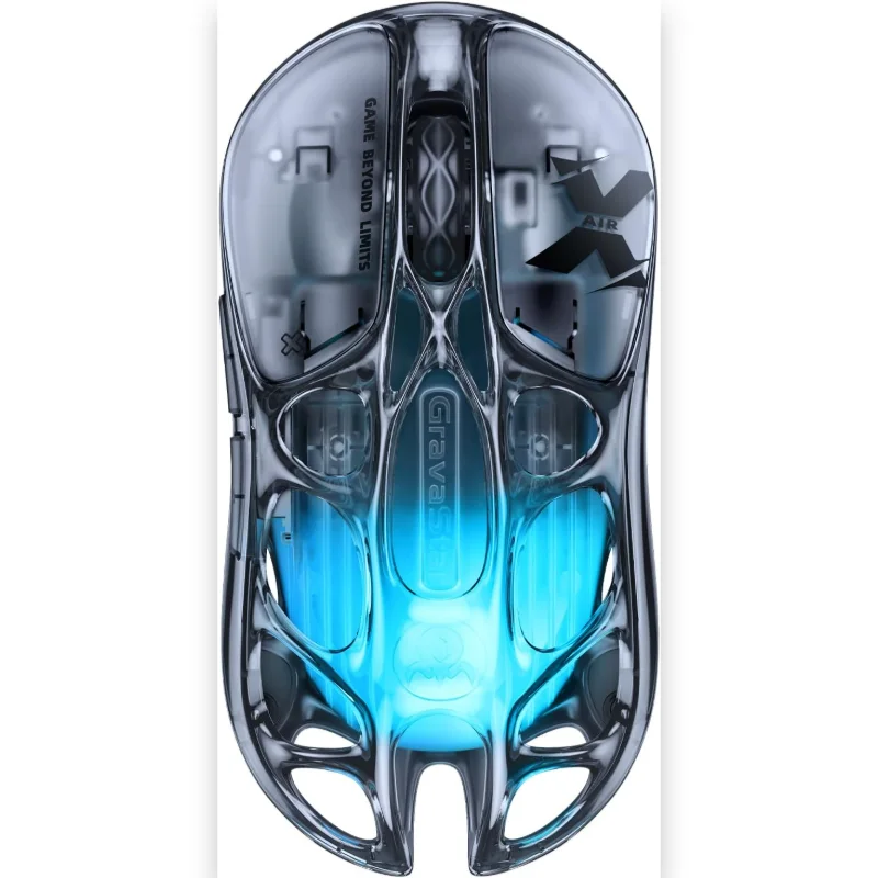 GravaStar Mercury X AIR Wireless Gaming Mouse - Silver