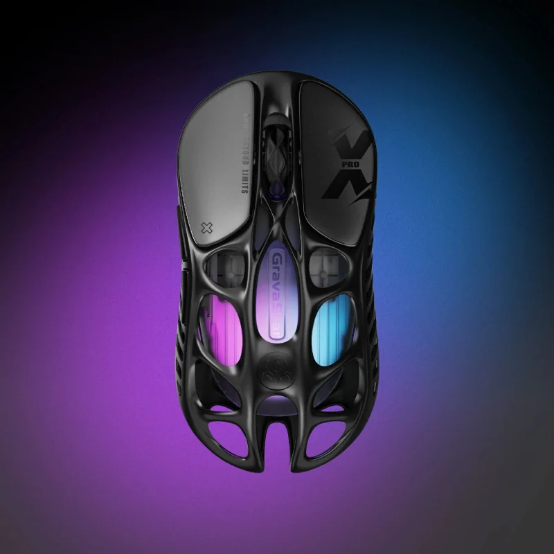 GravaStar Mercury XPro Wireless Gaming Mouse + 8K Dongle - Galaxy Black