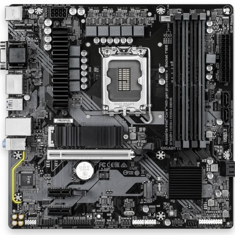 GIGABYTE B760M DS3H DDR4 GEN5 Motherboard