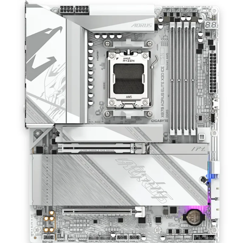 GIGABYTE X870 AORUS ELITE X3D ICE Motherboard