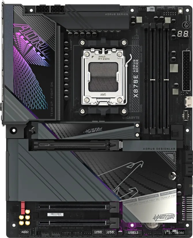 GIGABYTE X870E AORUS MASTER X3D ICE Motherboard