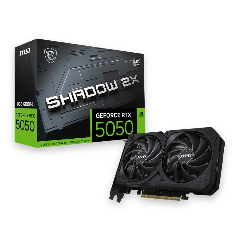 MSI GeForce RTX 5050 SHADOW 2X OC 8GB