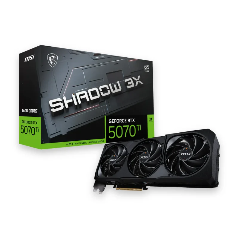 MSI GeForce RTX 5070 Ti SHADOW 3X OC 16GB