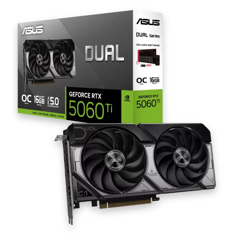 ASUS GeForce RTX 5060 Ti DUAL OC 16GB