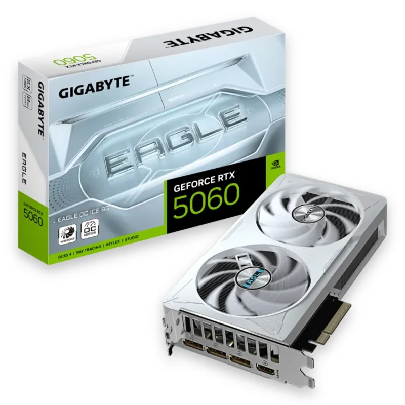 GIGABYTE GeForce RTX 5060 EAGLE OC ICE 8GB