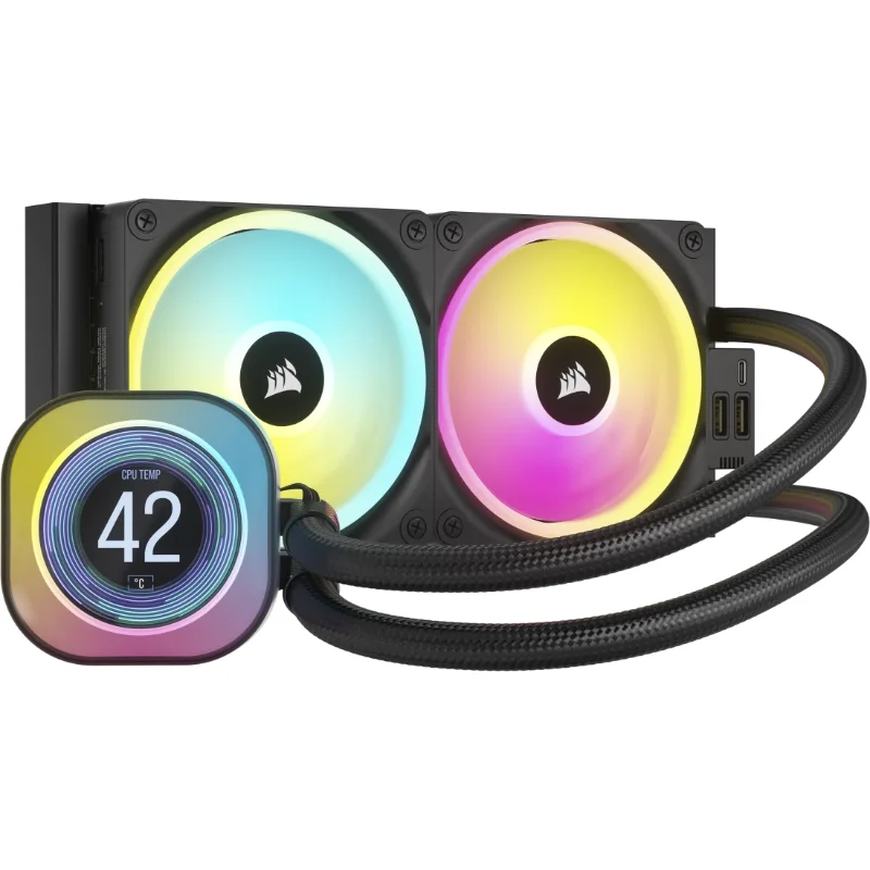 Corsair H100i LINK RGB LCD Black