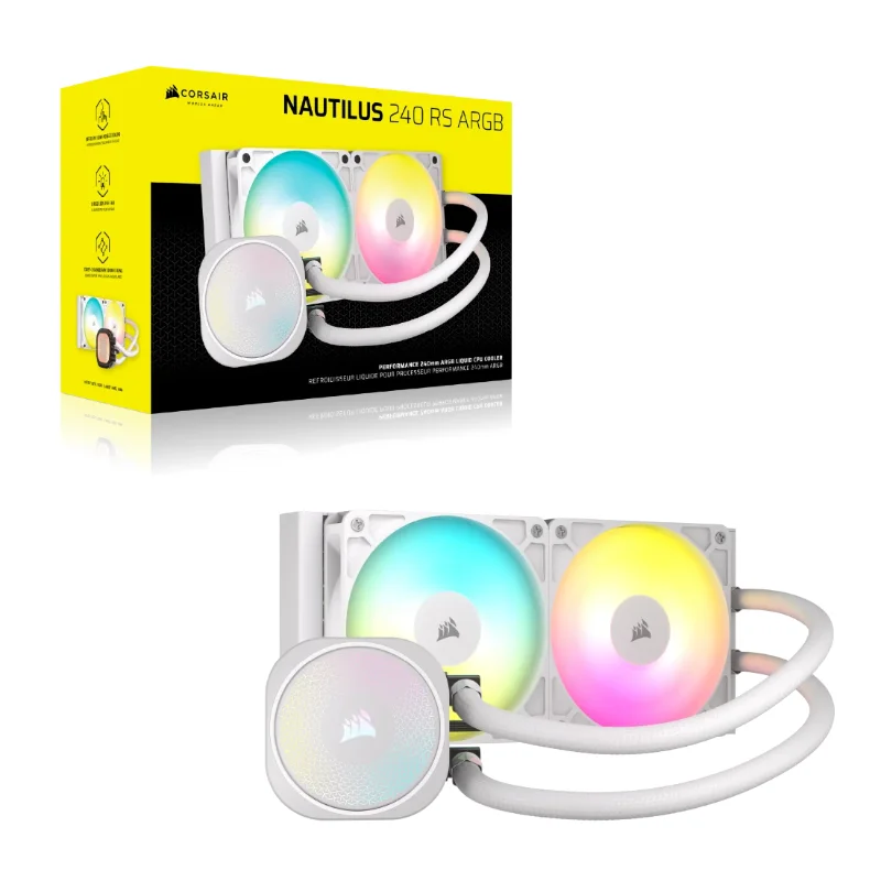 Corsair RS 240 Nautilus RGB White