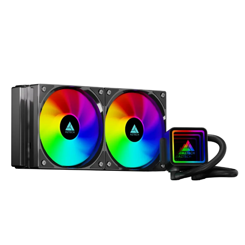 AZTECH L240ARGB ZT-LC240 Liquid Cooler Black
