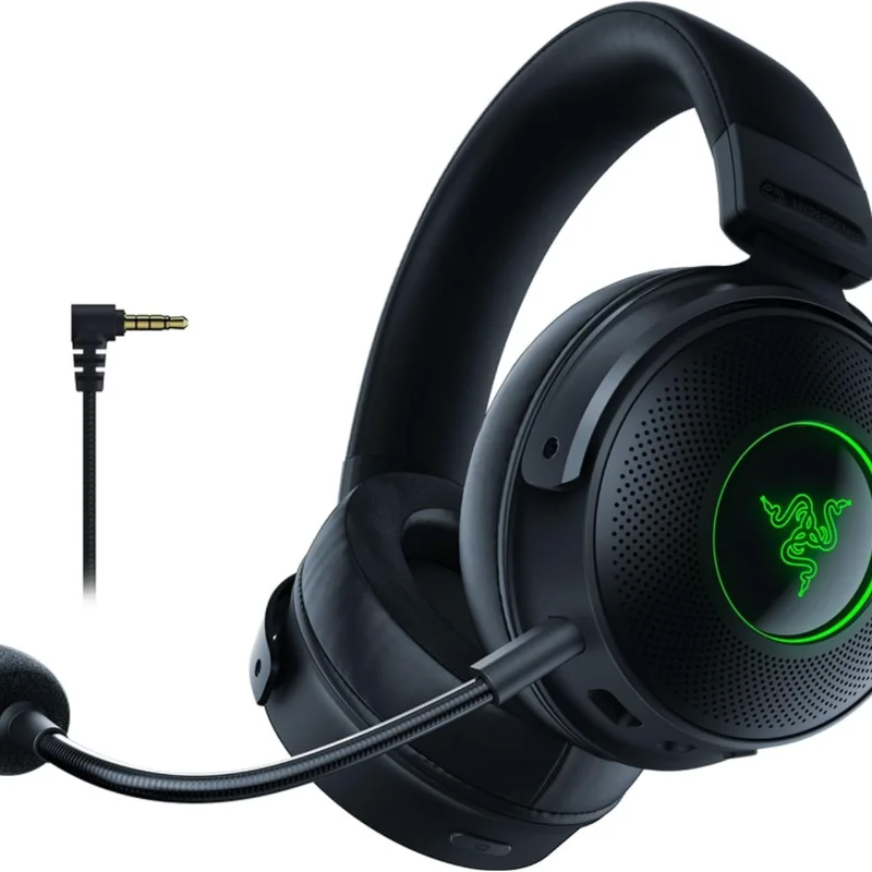 Razer Kraken V3 Pro Wireless Gaming Headset with HyperSense – Black | RZ04-03460100-R3M1