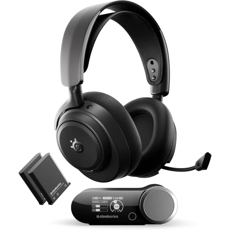 SteelSeries Arctis Nova Pro Wireless OmniPlay ANC Gaming Headset – Black | 61721