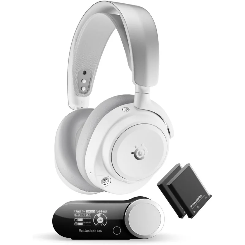 SteelSeries Arctis Nova Pro Omni Wireless ANC Gaming Headset – White | 61722