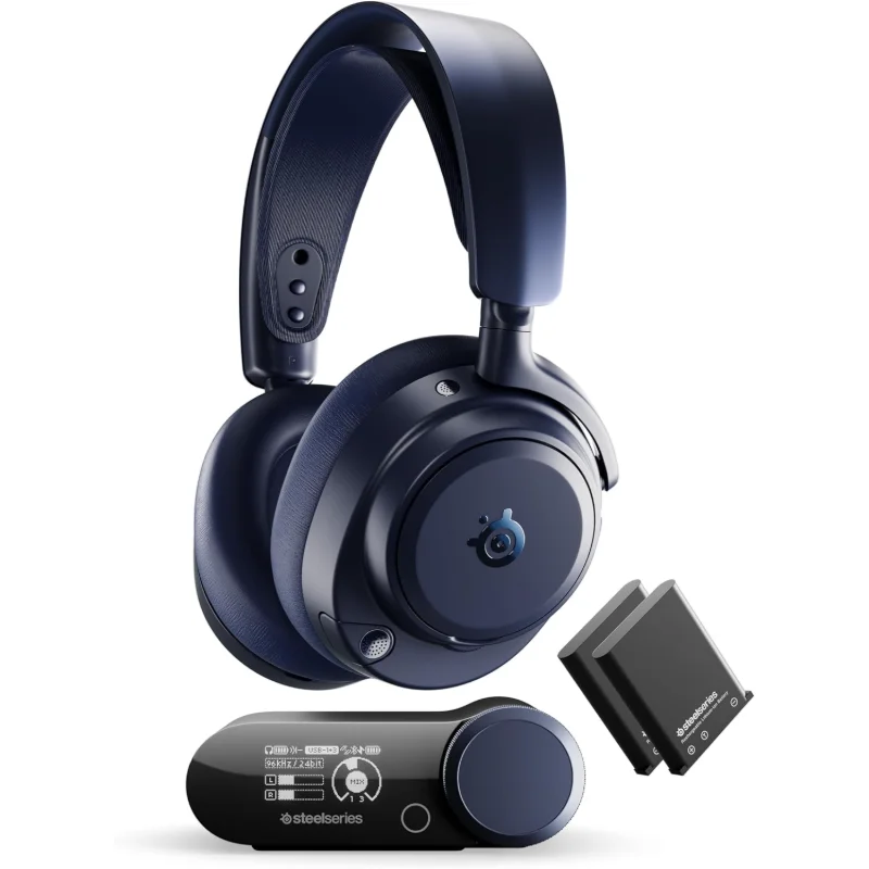 SteelSeries Arctis Nova Pro Omni Wireless ANC Gaming Headset – Midnight Blue | 61723