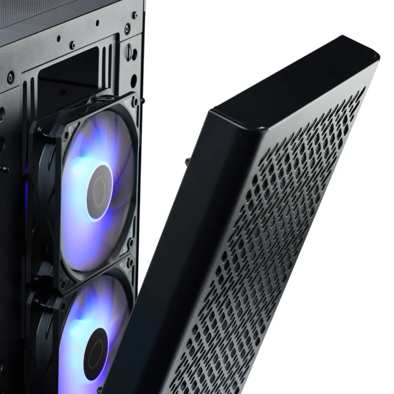 Cooler Master Elite 502 ARGB Mid-Tower Gaming Case – Black | E502-KGNN-S00