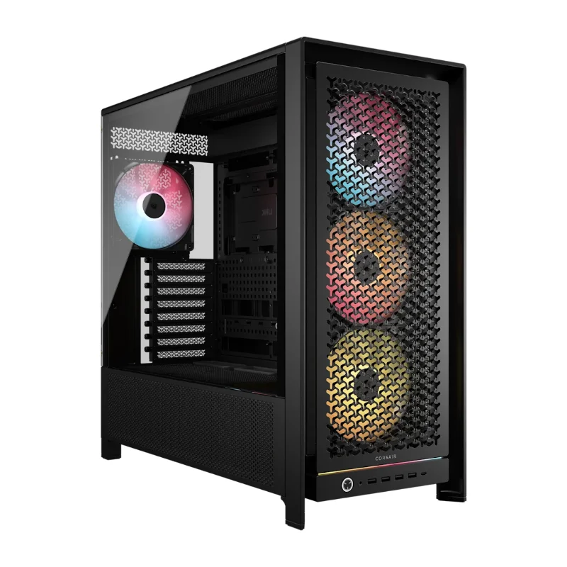 CORSAIR FRAME 5000D RS ARGB High-Airflow Mid-Tower ATX Case – Black | CC-9011309-WW