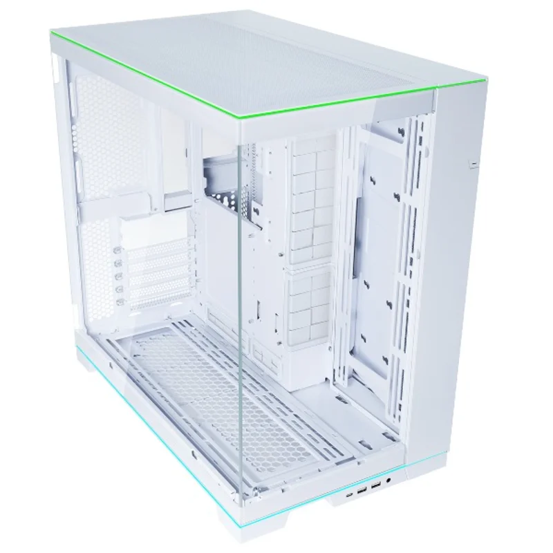 LIAN LI O11 Dynamic EVO RGB Dual-Chamber Panoramic Case – White | O11DERGBW