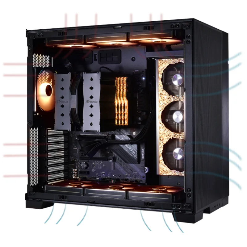 LIAN LI O11 Dynamic EVO Dual-Chamber Mid-Tower Case – Harbor Grey | O11DEG