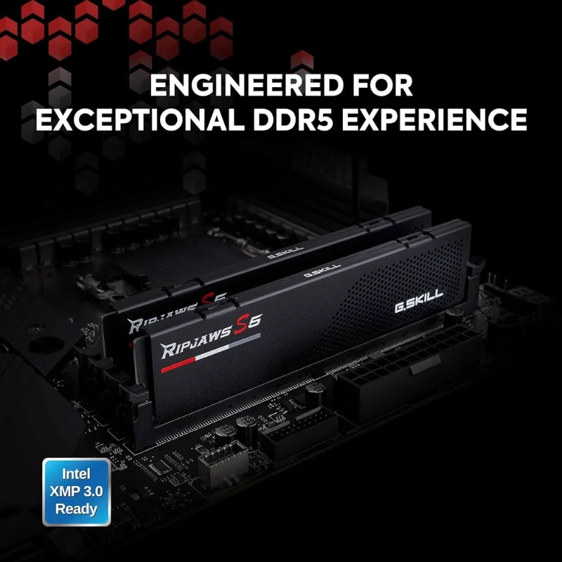 G.SKILL Ripjaws S5 96GB (2x48GB) DDR5 6000MHz CL30 Black | F5-6000J3036F48GX2-RS5K