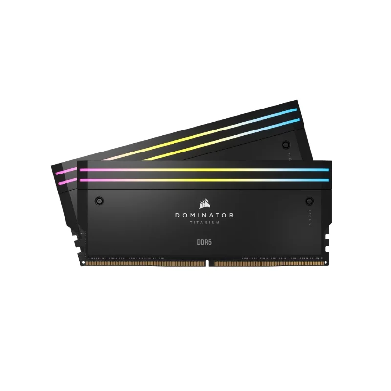 CORSAIR DOMINATOR TITANIUM RGB 32GB (2x16GB) DDR5 6400MHz CL32 Black | CMP32GX5M2B6400C32