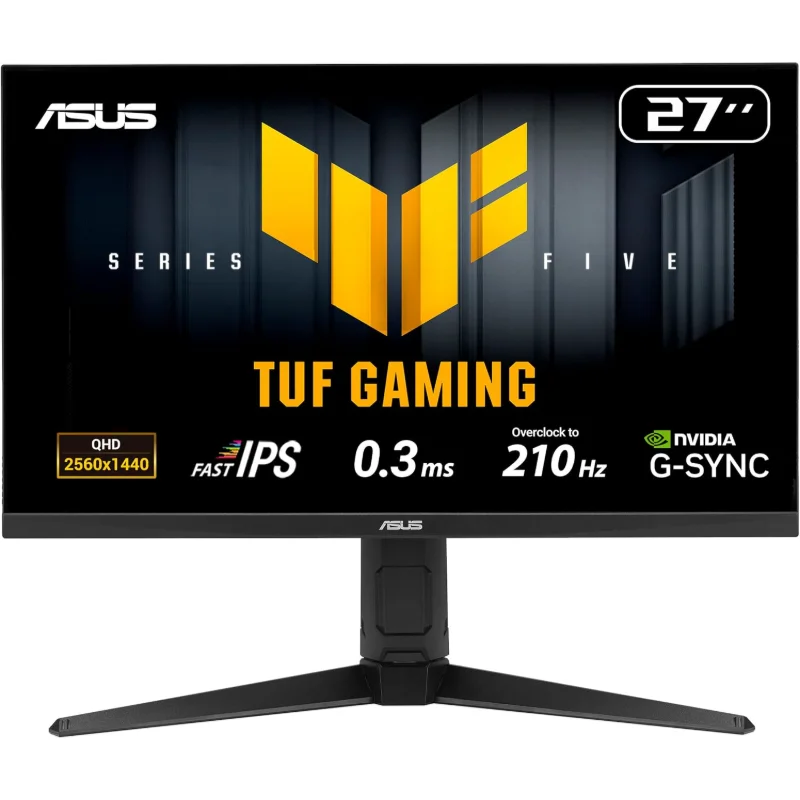 ASUS TUF Gaming 27-inch QHD 210Hz IPS Monitor – Black  |  VG27AQL5A