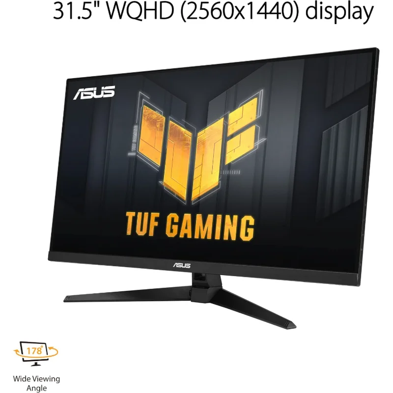 ASUS TUF Gaming VG32AQA1A 31.5-inch QHD 170Hz VA Gaming Monitor – Black