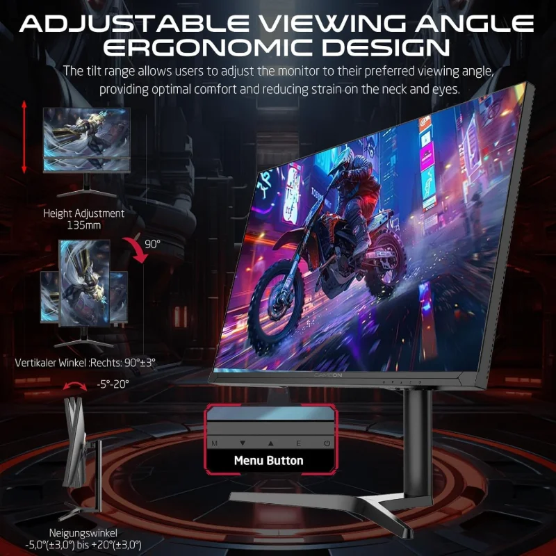 GAMEON Titan Pro X 27-inch FHD 540Hz Fast IPS Gaming Monitor – Black | GOTX27FHD540IPS