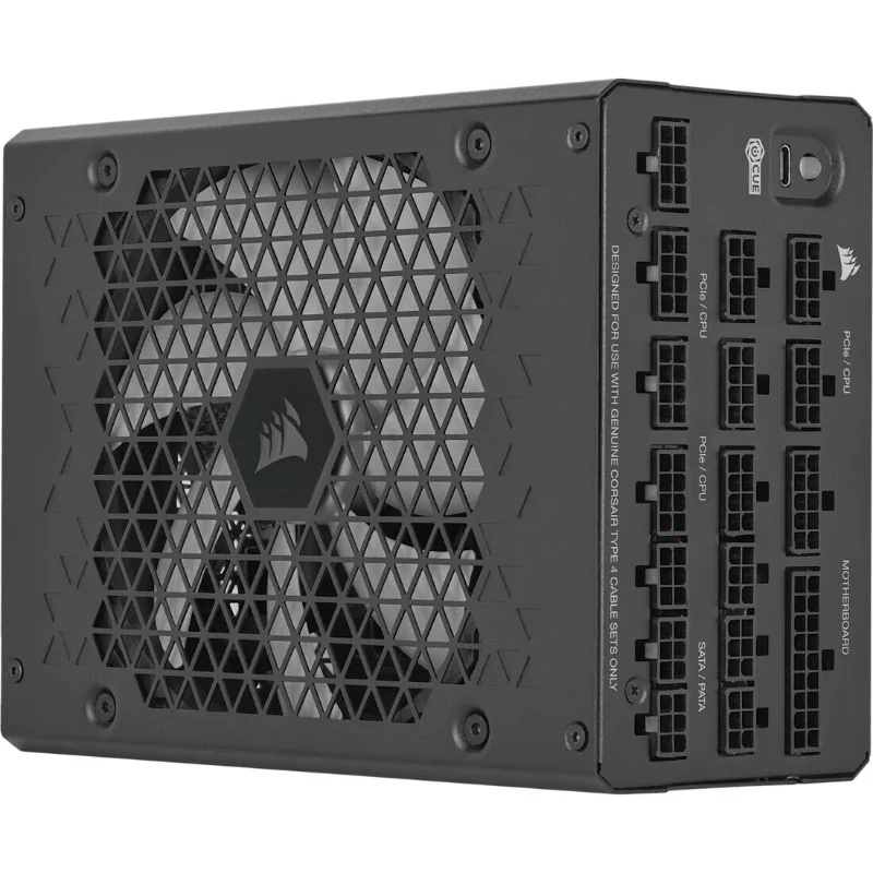 CORSAIR HX1500i 1500W 80 PLUS Platinum Fully Modular ATX 3.1 Power Supply – Black | CP-9020309-UK