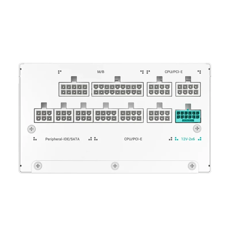 DEEPCOOL PN1000M 1000W 80 PLUS Gold Fully Modular Power Supply – White | PN1000M